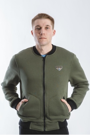 картинка Куртка - бомбер мужская (хаки) М-30 от магазина ООО «СПОРТЛИНК»